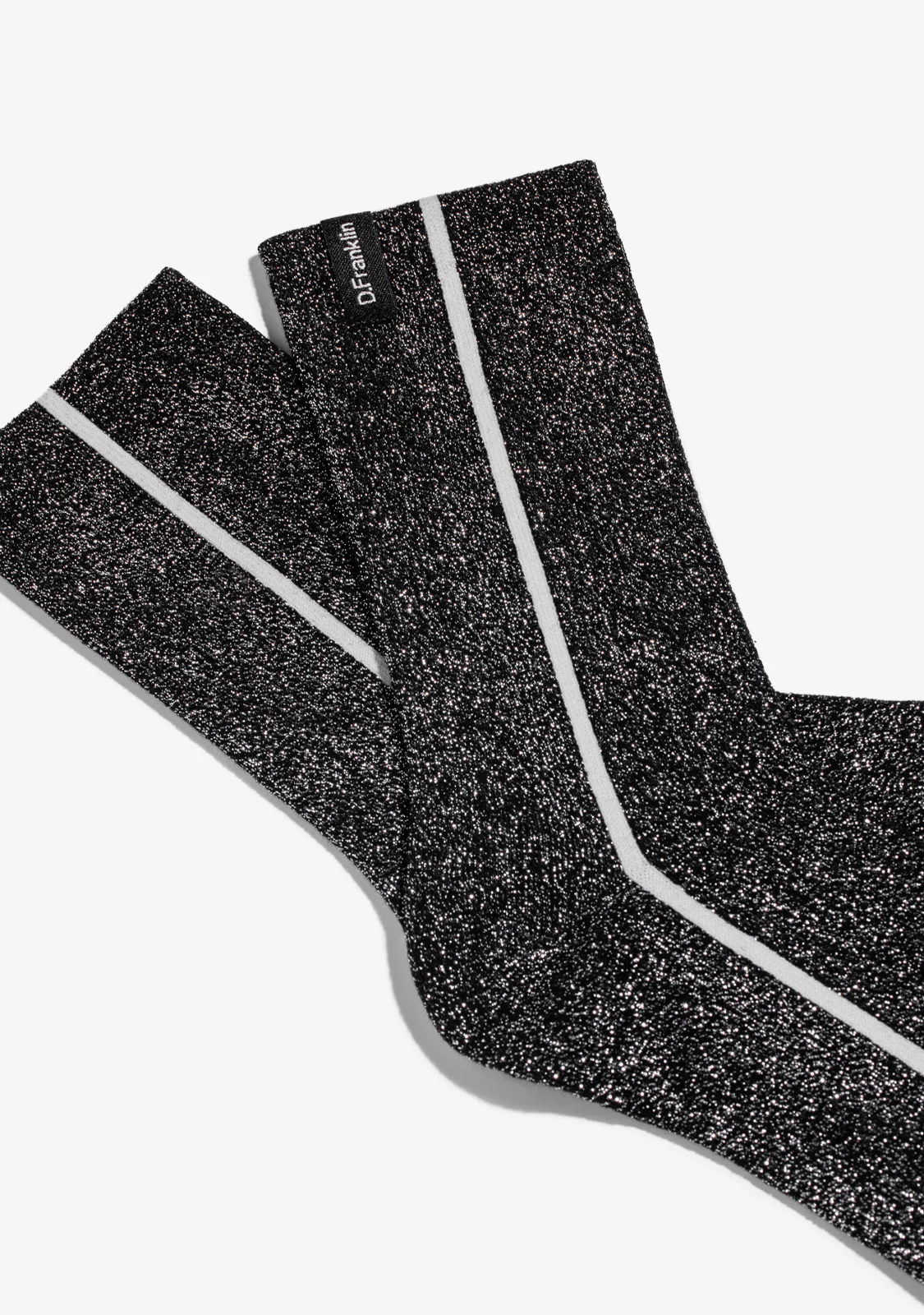 Glitter Socks Black - Image 2